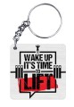 Wake Up its TIme To Lift Keychain