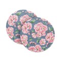 Abstract Floral Watercolour Pattern Coasters