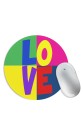 Love Pop Art Mouse Pad