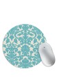 Blue Abstract Pattern Mouse Pad