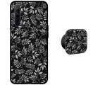 Charcoal Floral Protective Cover for Realme 6