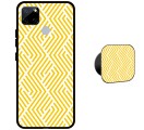 Yellow Geometric Pattern Protective Cover for Realme C25s