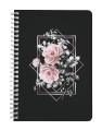 Floral Abstract Geometric Design Notebook