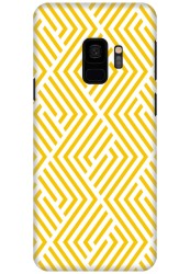 Yellow Geometric Pattern for Samsung Galaxy S9
