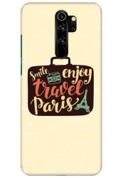 Smile Enjoy Travel Paris for Redmi Note 8 Pro