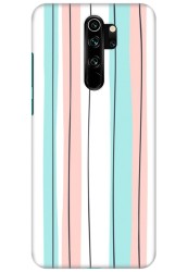 Pastel Blue Pink Lines for Redmi Note 8 Pro