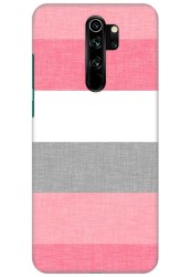 Pink and Grey Shade Stripes for Redmi Note 8 Pro
