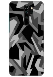 Quirky Black and White Camo for Redmi Note 8 Pro