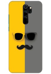 Sunglasses and Moustache for Redmi Note 8 Pro