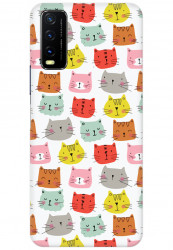 Colourful Cats for Vivo Y12G