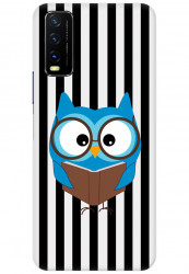 Nerdy Owl Black Stripes for Vivo Y12G