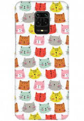 Colourful Cats for Redmi Note 9 Pro Max