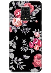 Black Floral for Redmi Note 9 Pro Max