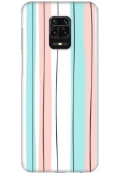 Pastel Blue Pink Lines for Redmi Note 9 Pro Max