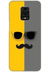 Sunglasses and Moustache for Redmi Note 9 Pro Max