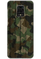 Army Wood Texture for Redmi Note 9 Pro Max
