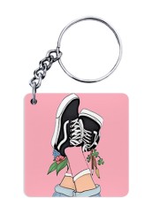 Shoe Flower Keychain