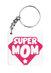 Super Mom Keychain