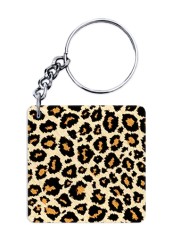 Cheetah Texture Keychain