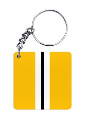 Retro Yellow Keychain