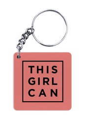 This Girl Can Keychain