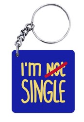 I’m Not Single Keychain