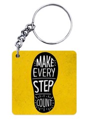 Make Every Step Count Keychain