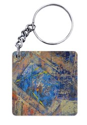 Messy Abstract Painting Keychain