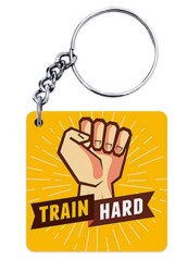 Train Hard Keychain