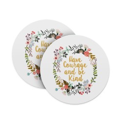 Courage & Kind Floral Coasters