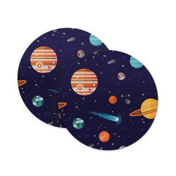Space Pattern Starry Sky Coasters