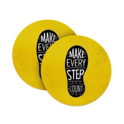 Make Every Step Count Coasters