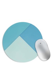 Blue Patterned Blocks Mouse Pad