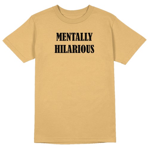 Mentally Hilarious Round Collar Cotton Tshirt