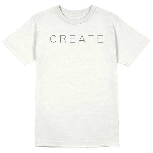 Create Round Collar Cotton Tshirt
