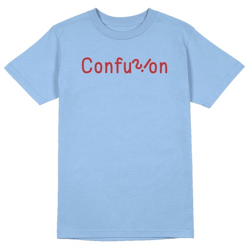 Confusion Round Collar Cotton Tshirt