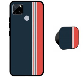 Geometric Block Protective Cover for Realme C25s