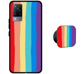 Mordern Rainbow Protective Cover for Vivo V21 5G