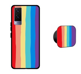 Mordern Rainbow Protective Cover for Vivo V21e 5G