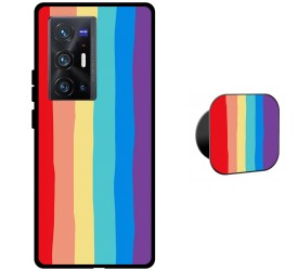 Mordern Rainbow Protective Cover for Vivo X70 Pro +