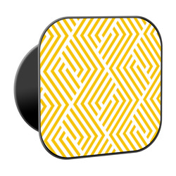 Yellow Geometric Pattern Phone Grip