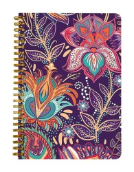 Abstract Floral Indian Print Notebook