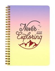 Never Stop Exploring Notebook