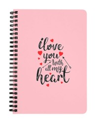 I Love You with all My Heart Notebook