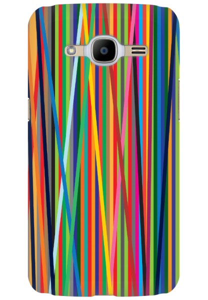 Buy Colourfull Stripes Back Cover Phone Case For Samsung Galaxy J2 16 Edition Ink Me Silly
