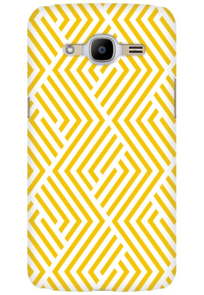 Buy Yellow Geometric Pattern Back Cover Phone Case For Samsung Galaxy J2 16 Edition Ink Me Silly