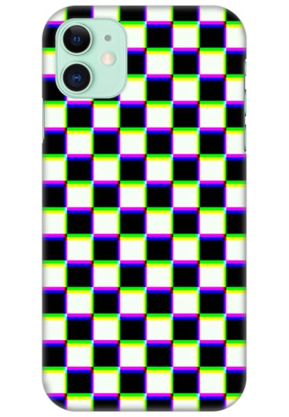 Buy Blurry Checks Back Cover Phone Case for Apple iPhone 11 - Ink me Silly