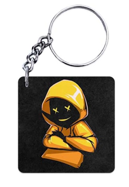 Yellow Hoodie Boy Keychain