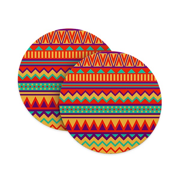Tribal Seamless Pattern Coasters