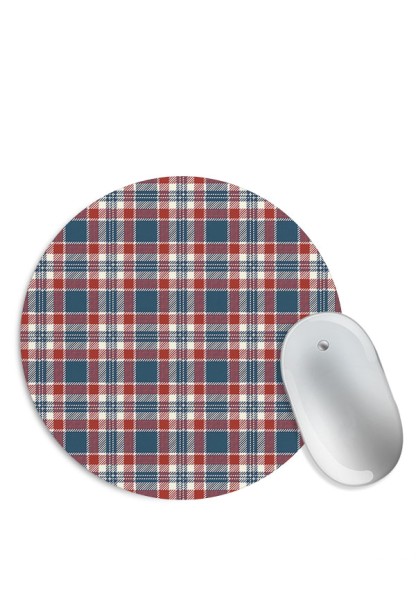 Plaid Shirt Pattern Mouse Pad